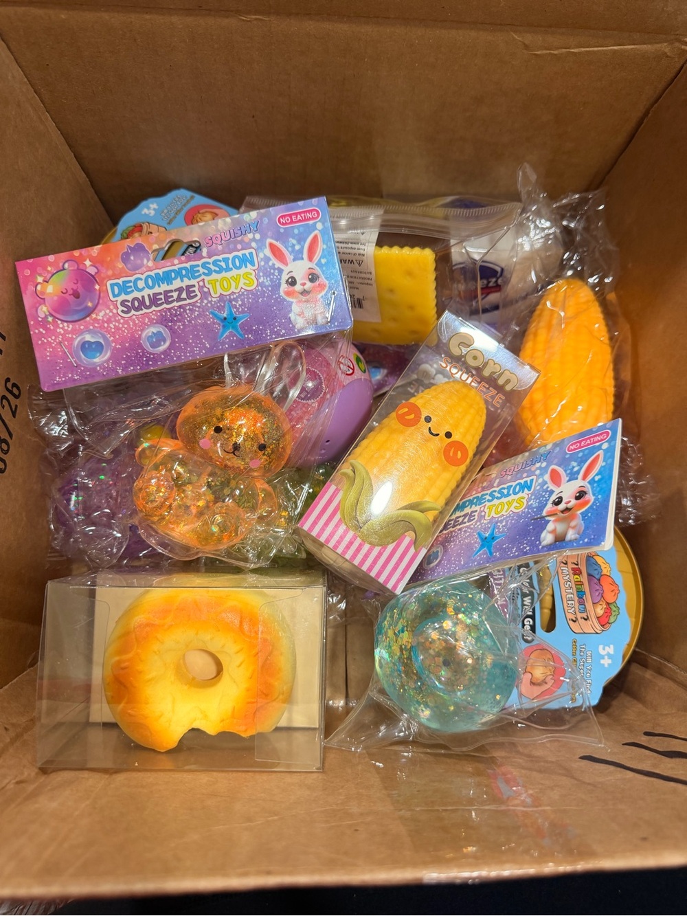 Decompression Squeeze Toys Plush & Squishy 13 different texture squishies bundle